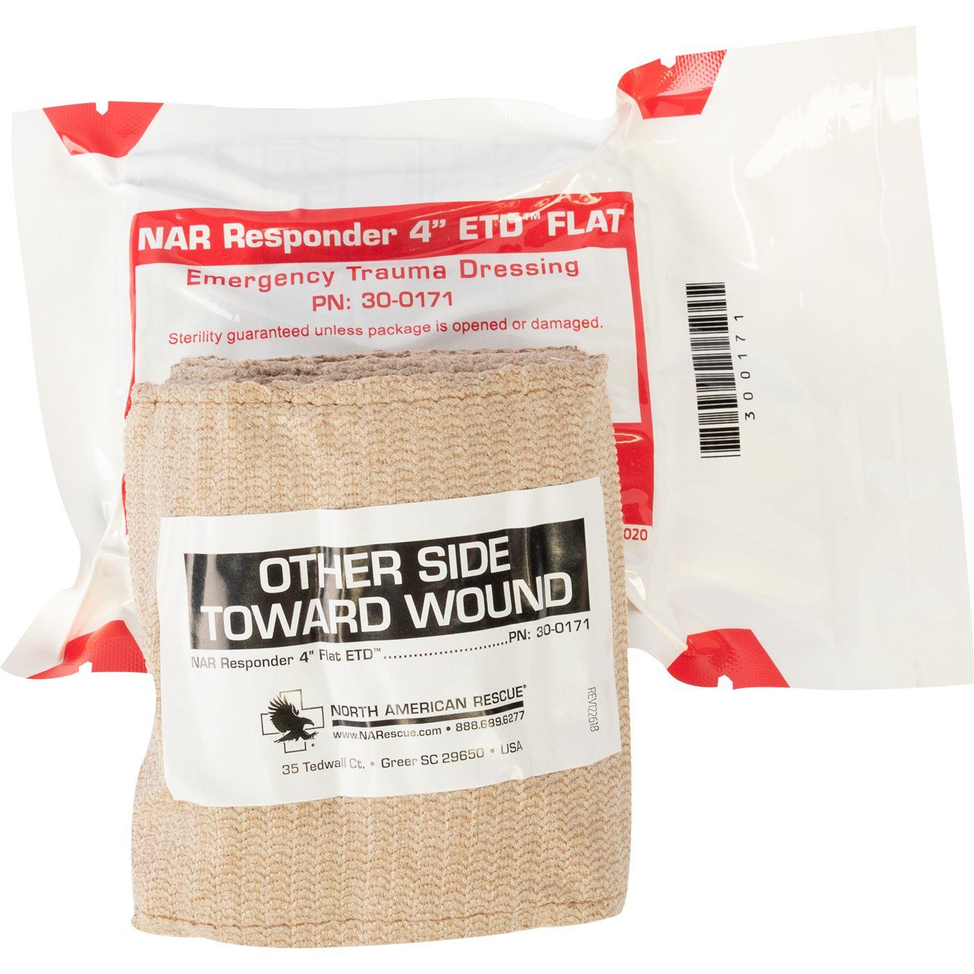 6 IN. FLAT RESPONDER EMERGENCY TRAUMA DRESSING