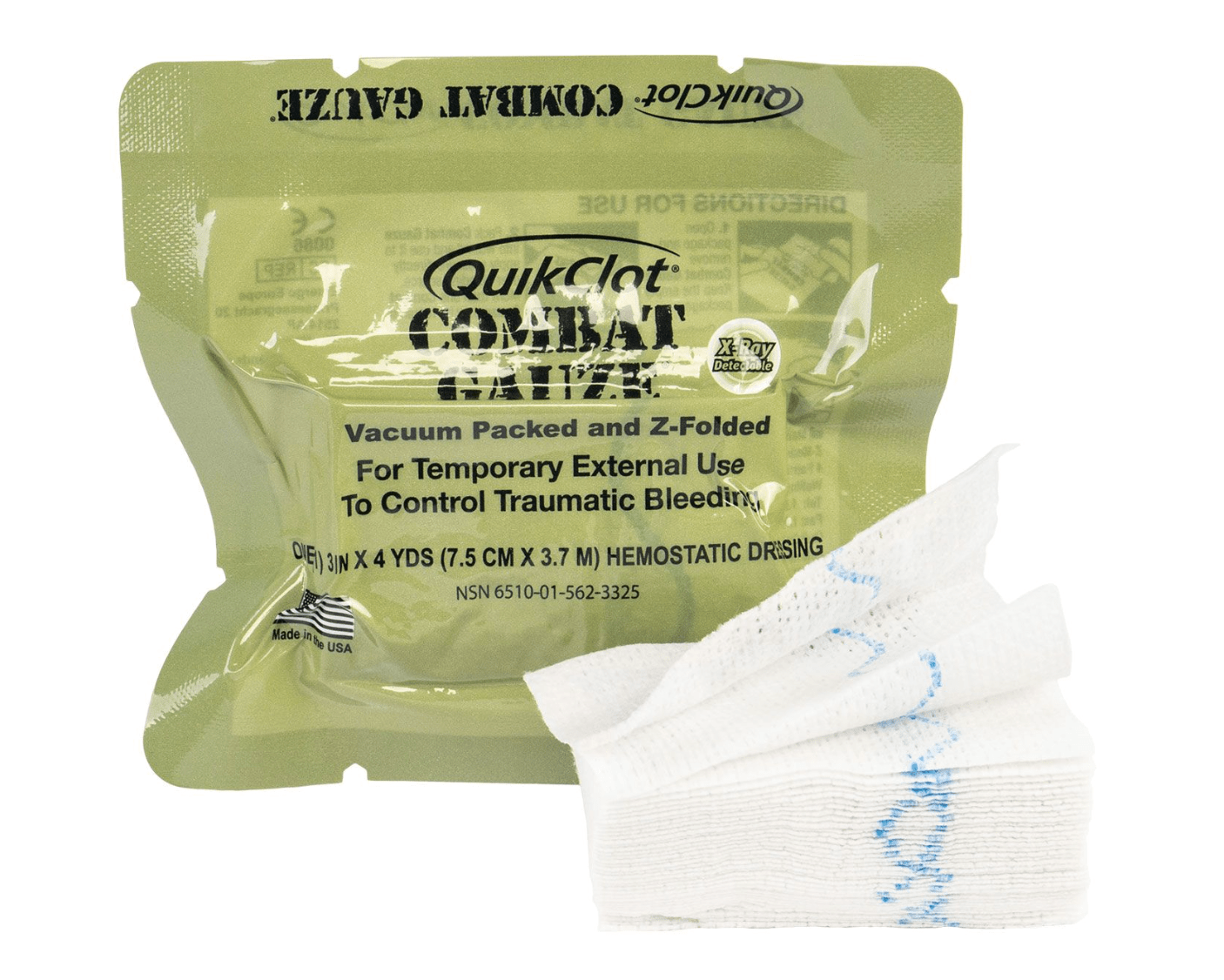 COMBAT GAUZE Z-FOLD HEMOSTATIC
