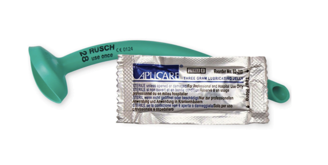 NASOPHARYNGEAL AIRWAY WITH LUBRICANT